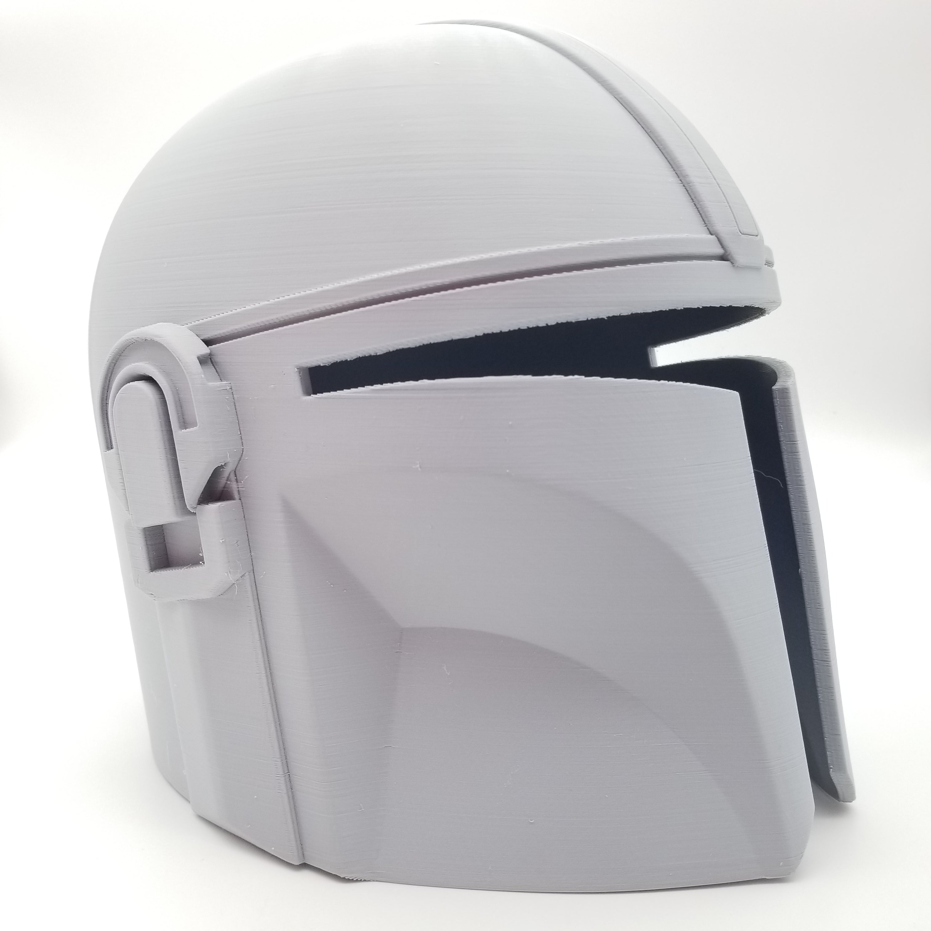 din djarin motorcycle helmet Mandalorian Helmet Raw Kit 3D Print