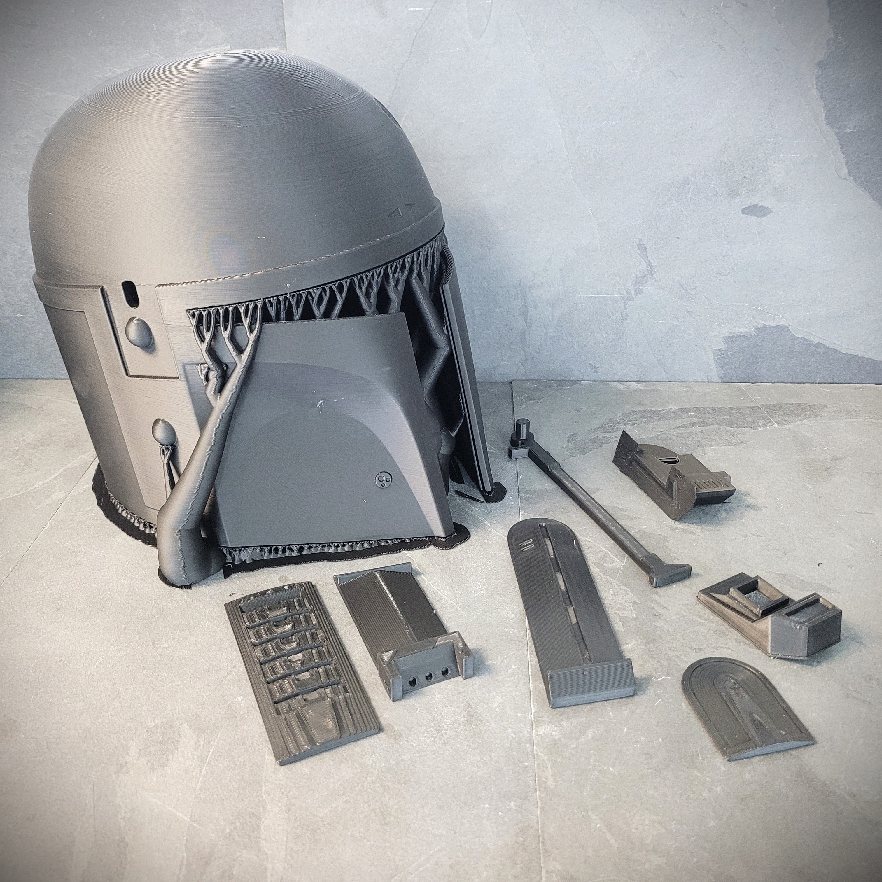 Bobf BOBF Helmet Kit | Boba Fresh | Book of Boba | Includes Visor | Physica ...