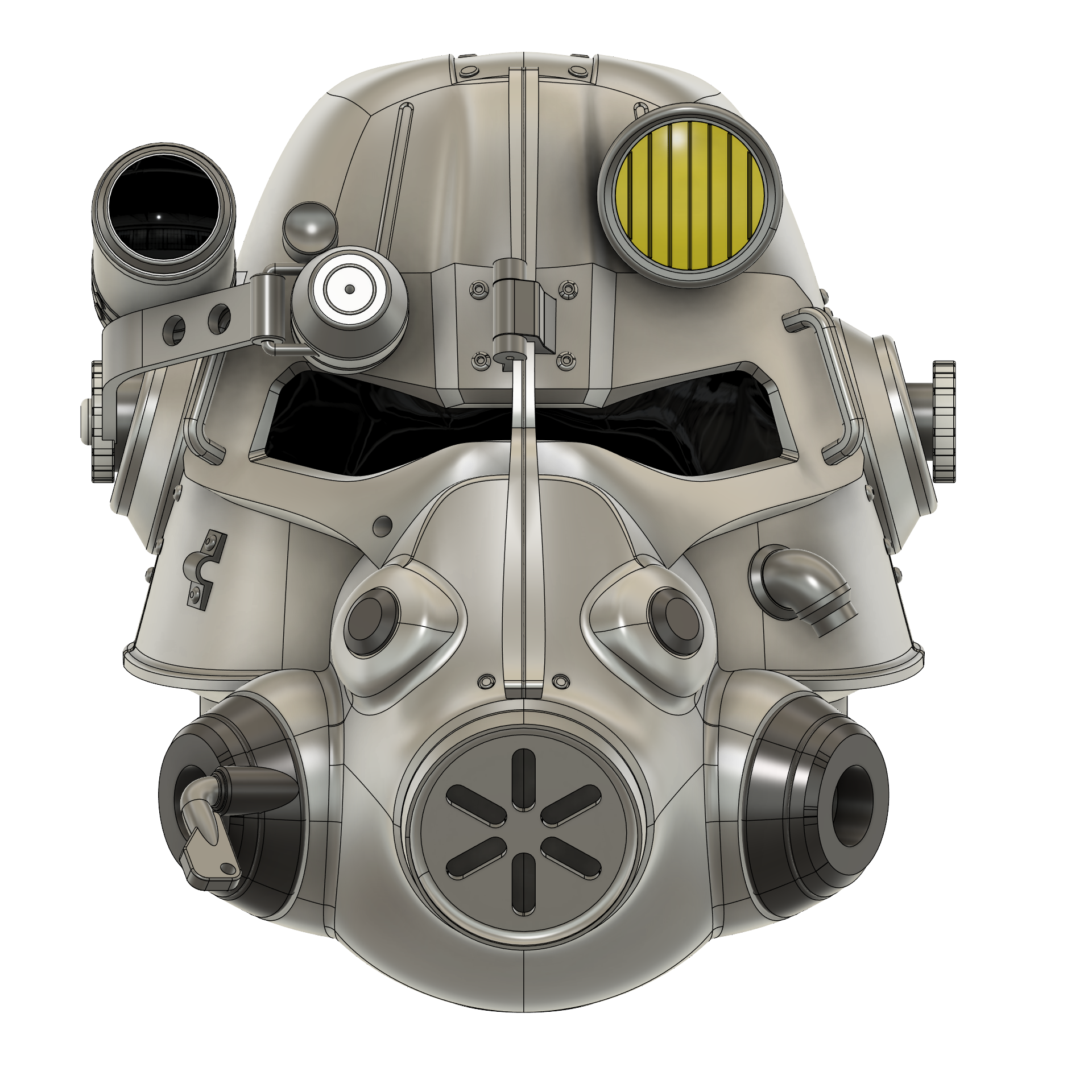 fallout 4 power armor motorcycle helmet Buy the Best 3D Printer Files Online with its imposing silhouette and intricate details Fallout T-45 Power Armor Helmet