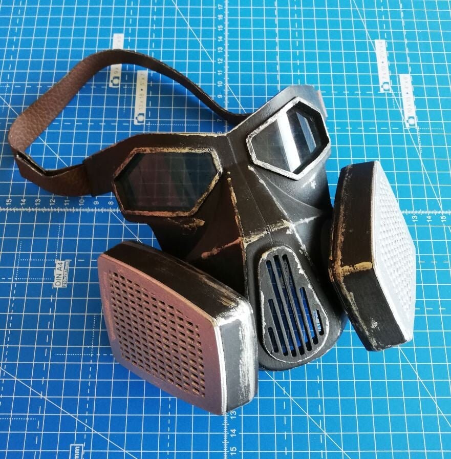 Diy Riot Mask Raider Mask for Fall out Costumes | Raw DIY Parts Kit – 3D Cauldron